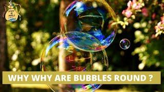 WHY WHY ARE BUBBLES ROUND ?