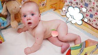 Try Not To Laugh with Hilarious Babies Fart Moments Compilation.