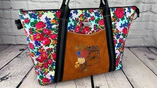 No longer live Let’s sew the Oxbow Overnight Tote from Noodlehead