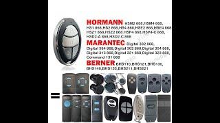 Yinuogo - YNG144 - How to clone HORMANN HSM4 HSM2 HSE2 HSE4 HS1 HS2 HS4 HSZ1 HSZ1 HSP4 868MHz ?