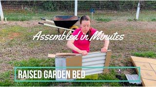 Assembling a Long-Lasting Versatile Raised Garden Bed in Minutes