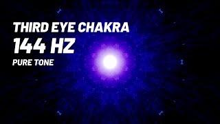 THIRD EYE CHAKRA  144Hz  Pure Tone  Ajna  8 Hours  Meditation  Frequency