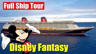 Disney Fantasy  Full Walkthrough Ship Tour & Review  Disney Cruise Line