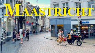 Masstricht 4k  walking tour  2024 summer