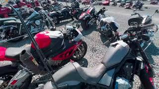 So Many Harley Davidson At Auction Cheap Copart Walk Around