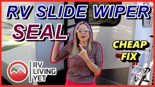 RV Slide Seals Cheap fix  RV Slide Out Wiper Seal not Flipping  RV Slide Wiper Seal Repair 