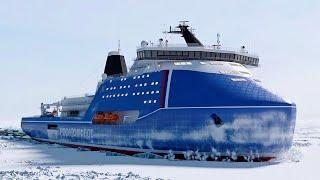 Inside The Incredible Icebreaker Ship Ever build with mind-blowing capabilities