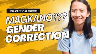 Magkano ang Gastos sa Gender Correction sa PSA