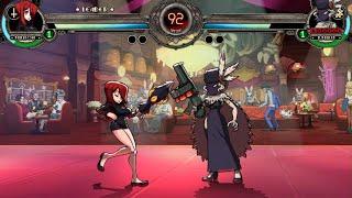 Skullgirls 2nd Encore Parasoul vs Black Dahlia