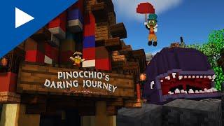 NEW Minecraft Disneyland Pinocchios Daring Journey  ImagineFun 2021