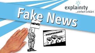 Fake News einfach erklärt explainity® Erklärvideo