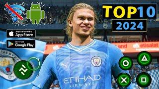 TOP 10 Best football Games For Android 2024  High GRAPHICS Offline Online 4K
