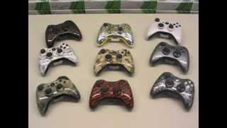 Xbox 360 Modded Controller Featuring the Woodland Camo Controller Mod by Gamers Option