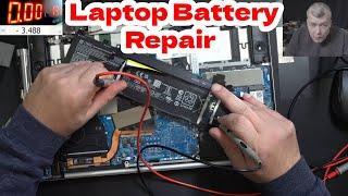 Laptop battery repair & unlock - Yes even a new battery can die