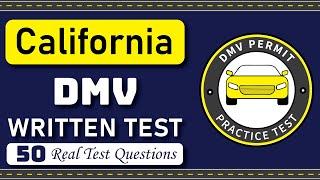 California DMV Written Test 2024  50 REAL TEST Questions and Answers 