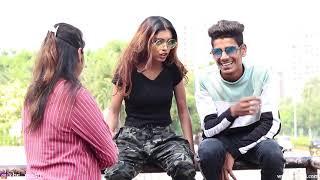 Mera Pehla Pyar Hai Prank On Cute Couple Flirting With Boys Prank  Comedy Reaction Prank  BRmasti