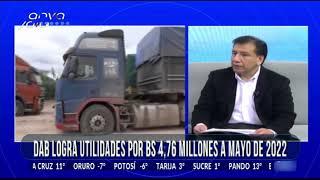 DAB logra utilidades por Bs. 476 millones a mayo de 2022