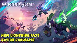 WINDBLOWN NEW Lightning Fast Action Roguelite - Co-op Gameplay