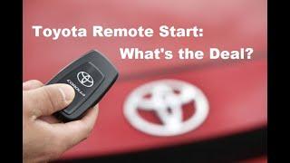 Toyota is NOT Charging You for Remote Start UPDATE