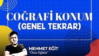 COĞRAFİ KONUM GENEL TEKRAR #kpss #yks #genel tekrar