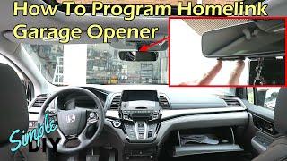 How To Program Your Homelink Garage Opener