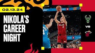 Nikolas Career Night 24 PTS 7 REB 3 AST