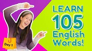 LEARN 105 ENGLISH VOCABULARY WORDS  DAY 1