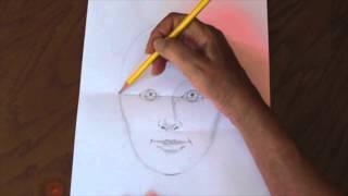 How To Draw a Quick Simple and Easy Self-Portrait