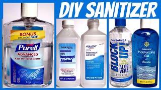 DIY HAND SANITIZER  HOW TO MAKE YOUR OWN HAND SANITIZER