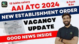  AAI ATC Sanctioned Strength Update 2024  New Establishment Order Explained    AAI ATC VACANCY