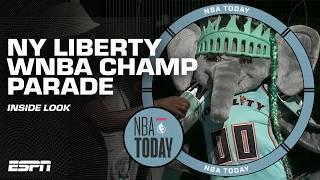 LIBERTY WNBA CHAMPIONSHIP PARADE Inside look at all the festivities  NBA Today