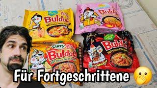 Mein erstes Mal Buldak Instant Nudeln aus Südkorea