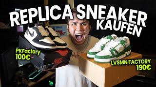 ICH KAUFE REPLICA SNEAKER für 100€ und 190€ aus CHINA benie replica