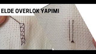 Elde Overlok Yapımı Pratik Dikiş Teknikleri  Elde Dikiş Teknikleri Kendin Yap