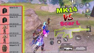 I Used Scar L Better Then MK14  Pubg Mobile Metro Royale Gameplay