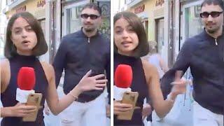 A Man Grabbed This Spanish Woman Reporter’s Butt While She Was On Live TV And People Are Furious