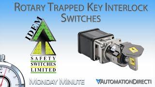 IDEM Rotary Trapped Key Safety Interlock Switches - Monday Minute at AutomationDirect