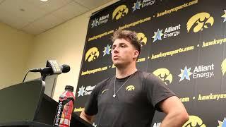 QB Cade McNamara talks Iowas offense win over Troy