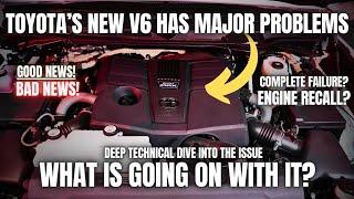 Toyotas New V6 Engine Has Major Problems? Whats Going On With It?