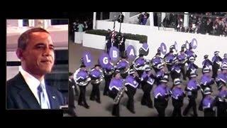 Gay band marches in President Obama Inauguration parade 2013 LGBA
