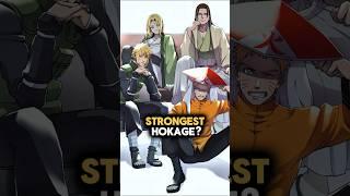 Ranking Each hokage in naruto