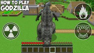 HOW TO PLAY GODZILLA in MINECRAFT REALISTIC SUPERHEROES GAMEPLAY Animation