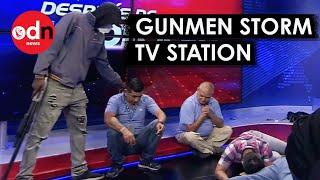 Terrifying Moment Gunmen Hijack Live TV Broadcast in Ecuador