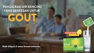 Ural® Pengalkali Air Kencing Berkesan untuk Mengurangkan Paras Asid Urik 30s