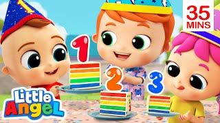 Numbers Song  Counting Is Fun  Little Angel Kids Songs & Nursery Rhymes