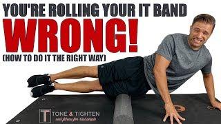 How To Foam Roll Your IT Band  Home Treatment For IT Band Pain