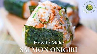 Japanese Salmon Rice Balls Recipe Sake Onigiri