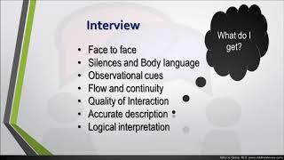 In-depth Qualitative Interview - for phenomenological research