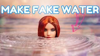 Make A Splash How To Make Easy Water Effects With Hot Glue  Doll Crafts