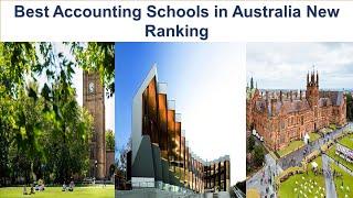 BEST ACCOUNTING SCHOOLS IN AUSTRALIA NEW RANKING